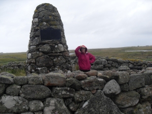 Visiting Milton in South Uist where Flora partly spent her childhood.